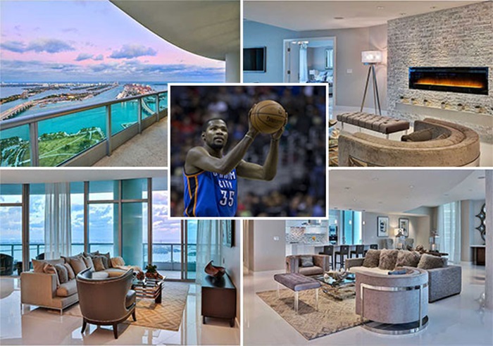 Look: Kevin Durant’s Selling Miami Condo for $3.45 Million