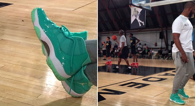 Chris Paul Shows Off ‘Emerald’ Air Jordan XI (11)