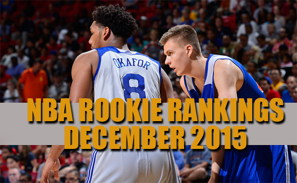 NBA Rookie Rankings – December 2015