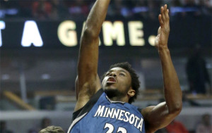 Andrew Wiggins Dunk Millsap