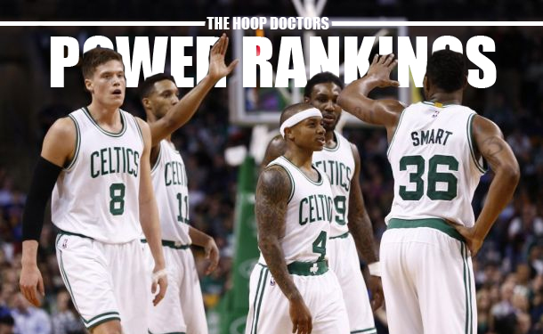 Celtics NBA Power Rankings