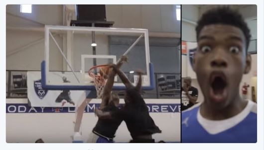 Victor Oladipo Dunks on High School Kid
