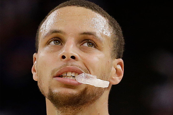 Someone Bought Steph Curry’s Used Mouthguard