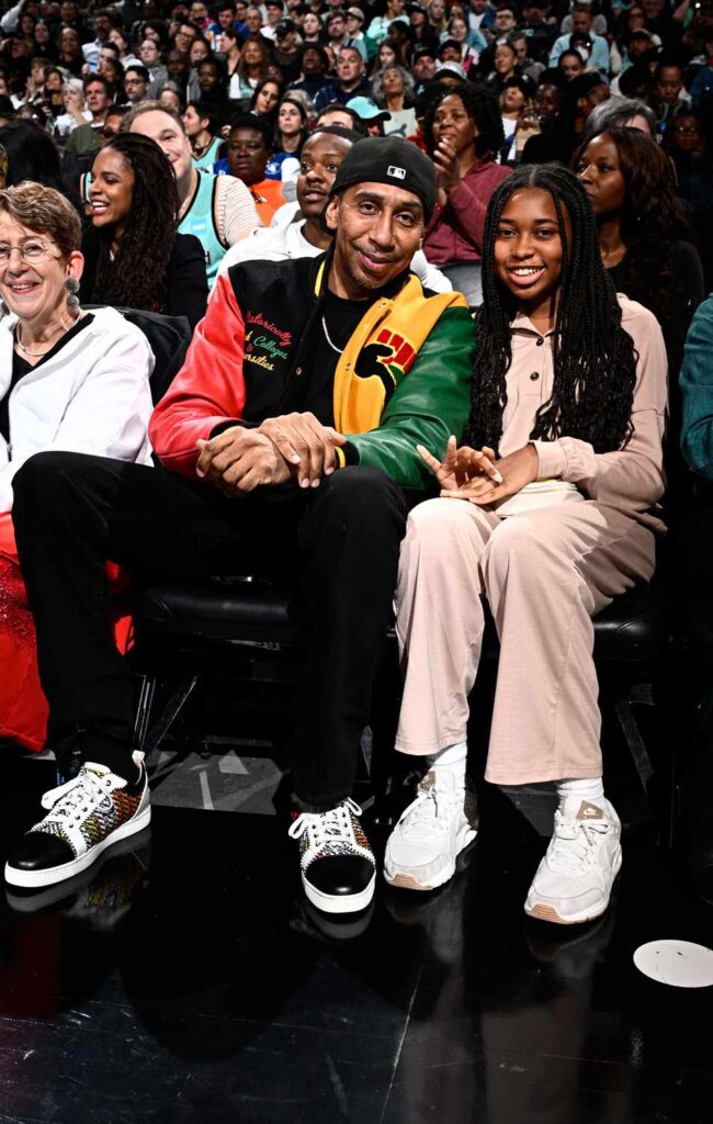 Stephen A. Smith daughter NBA Finals
